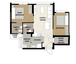 Blk 406C Northshore Residences I (Punggol), HDB 3 Rooms #621667341